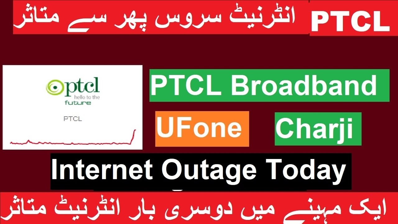 PTCL Internet Down  Today Problem Again | PTCL,Ufone,Telenor,Zong Internet Slow Down in Pakistan
