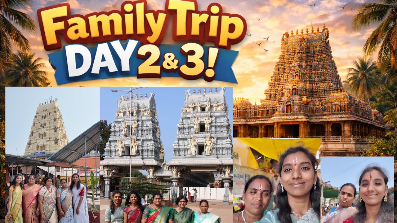 Family Trip Day 2 & 3 | Temple Visit highlights🛕