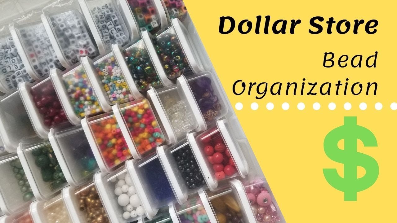 Хранилище бусин от Dollar Tree