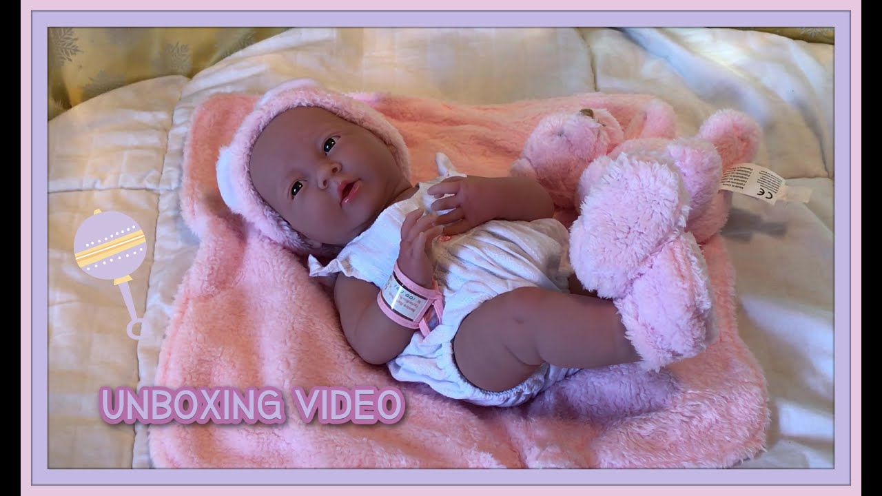 🎀Unboxing JC Toys La Newborn 15 inch Baby Girl Doll in White Onesie with Pink Bear & Accessories🎀