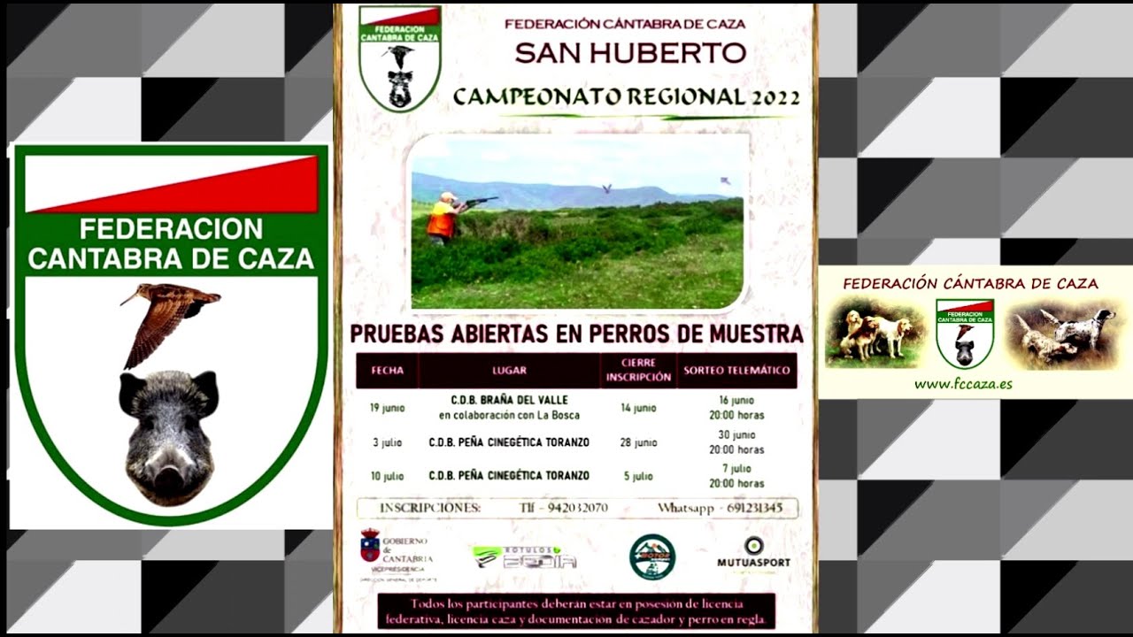 Tercera prueba del Cto. Regional de San Huberto sobre perdiz roja sembrada - Final San Huberto 2022