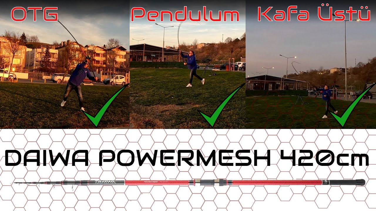 Daiwa Powermesh Olta Kamışı Dayanıklık Testi / OTG ✅ Pendulum ✅ Kafa Üstü ✅ / Bana mısın Demedi