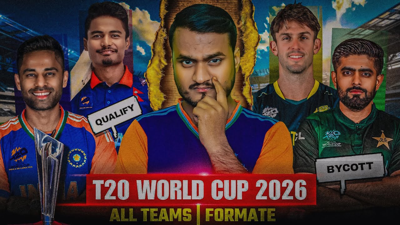 T20 World Cup 2026 All 20 Teams Confirmed | T20 WC Format | Nepal and Other Teams Qualified ✅