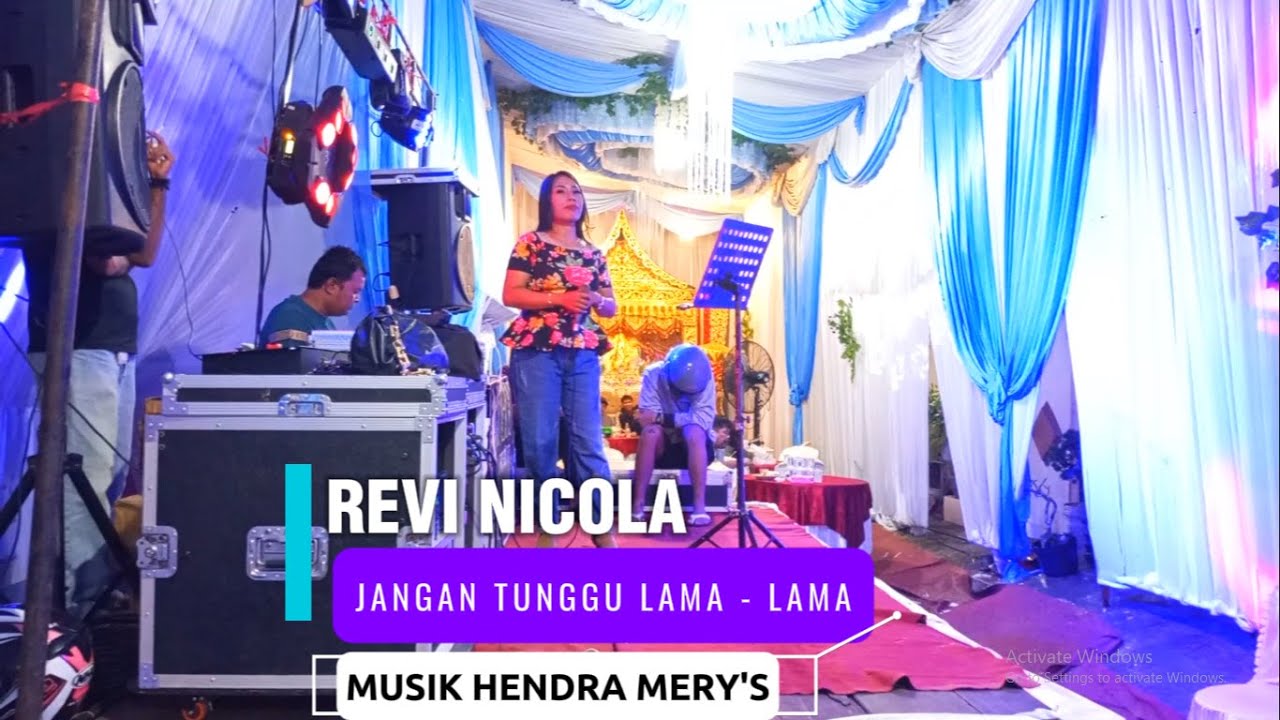 REVI NICOLA JANGAN TUNGGU LAMA LAMA | ADELL'E PROSOUND |LIVE MUSIK