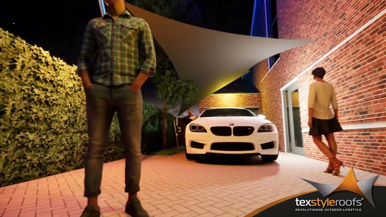 P1468   Texstyleroofs stormvaste luxe deignop maat membraan overkappingen