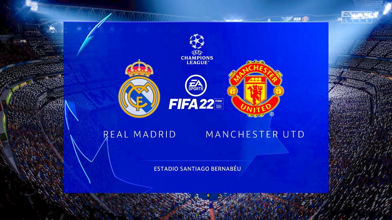 FIFA 22 | Real Madrid vs Manchester United | Semifinal - Ida [Champions League] Español Latino