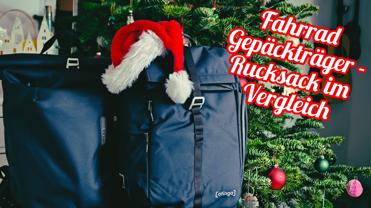Fahrrad Gepäckträger Rucksack im Vergleich!  Otinga Flip V2 / Ortlieb Vario PS #fahrrad #ebike