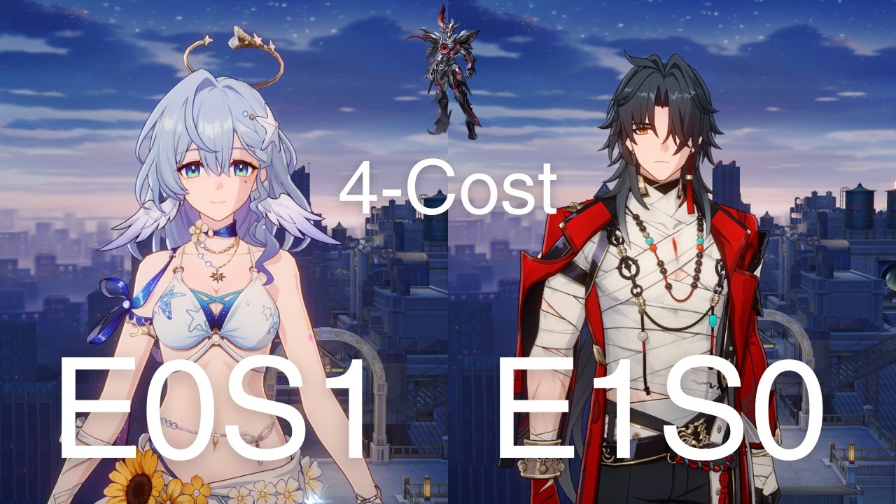 [V4] E0S1 Gilgamesh Saber x E1S0 Mortenax Blade vs E0S1 Robin Summeretto | MOC 12 Harbinger | HSR