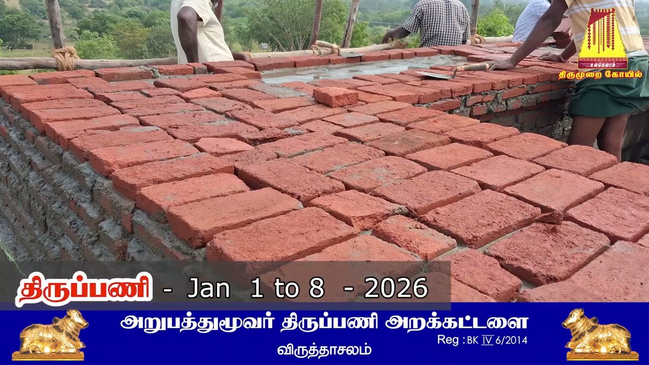 திருமுறை தாமிரசபை விமானத் திருப்பணி -  January 1 to 8  - 2026 Photos