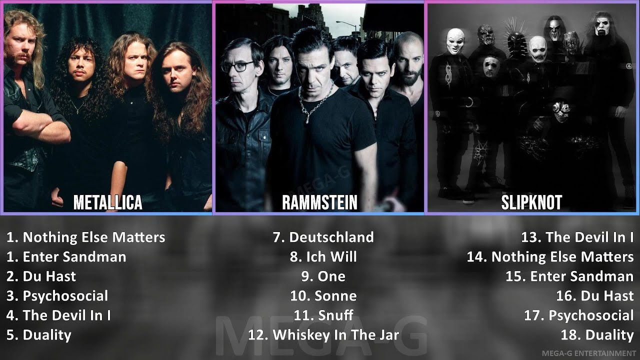 1990s Music ~ Top Heavy Metal, Rock, Pop, Alternative Metal Music
