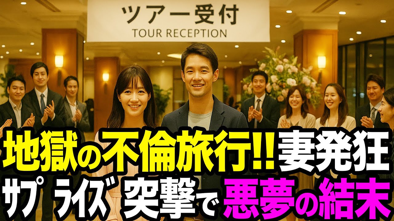 【シタ妻】不倫旅行先で夫と遭遇しました→「俺の妻です」会場騒然に妻発狂…私はずっと監視されていた【修羅場朗読】
