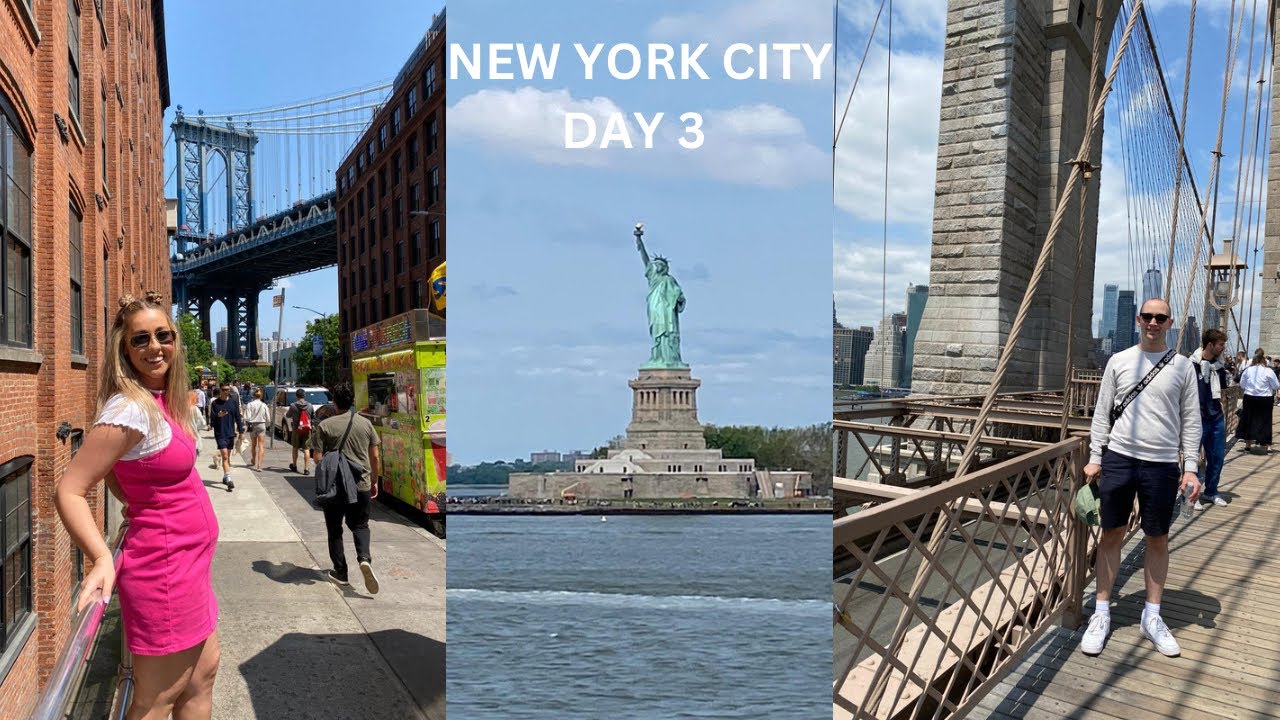 NEW YORK CITY VLOG | Day 3 | Staten Island ferry, Dumbo, Little Italy, Night bus tour