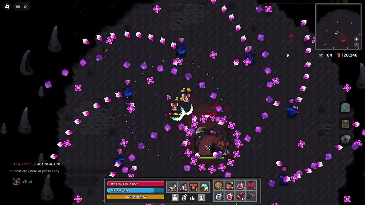 Roblox: Pixel Quest! True Krampus Duo Double No Hit