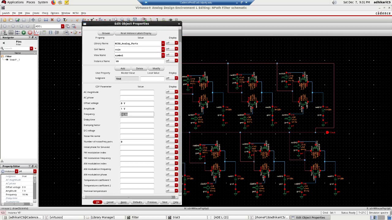 EE 431 Project: N Path Filter