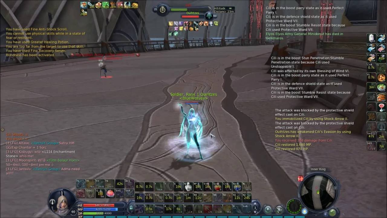 Aion Spatalos Ranger Ouihtzes 3.9 PvP Part2