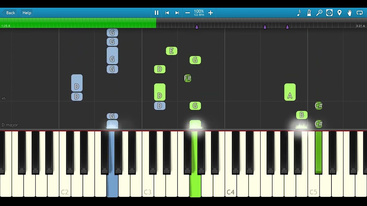 Grease - Summer Nights - Piano