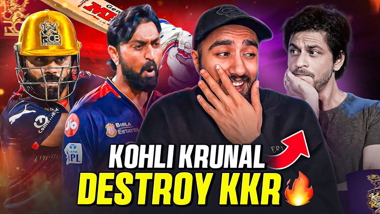 CHASEPAGLU! Kohli Leads RCB to Victory 🎀 | Krunal 3 Wkts | KKR vs RCB &ndash; IPL 2025