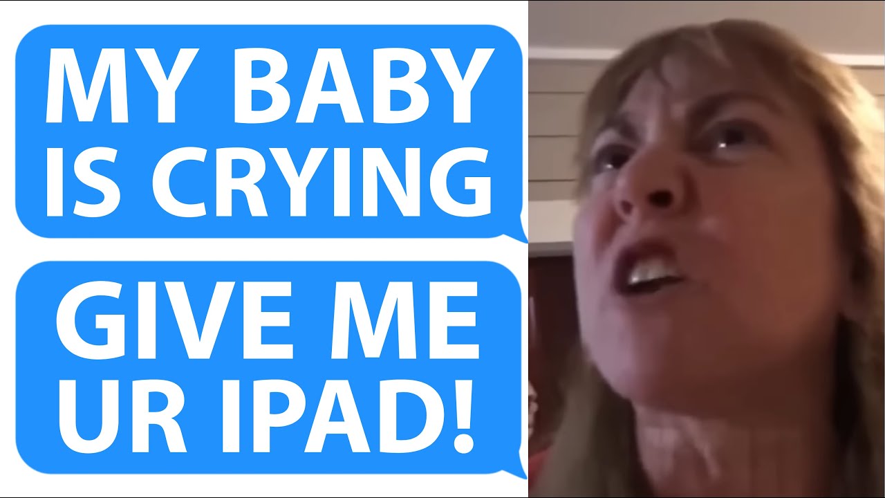 Karen Forces me to GIVE MY IPAD to HER SON cuz my Art is 
