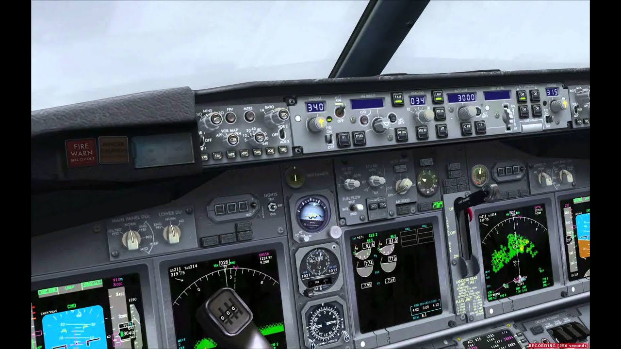 FSX IFly 737NG with Active Sky Next Weather Radar Integration