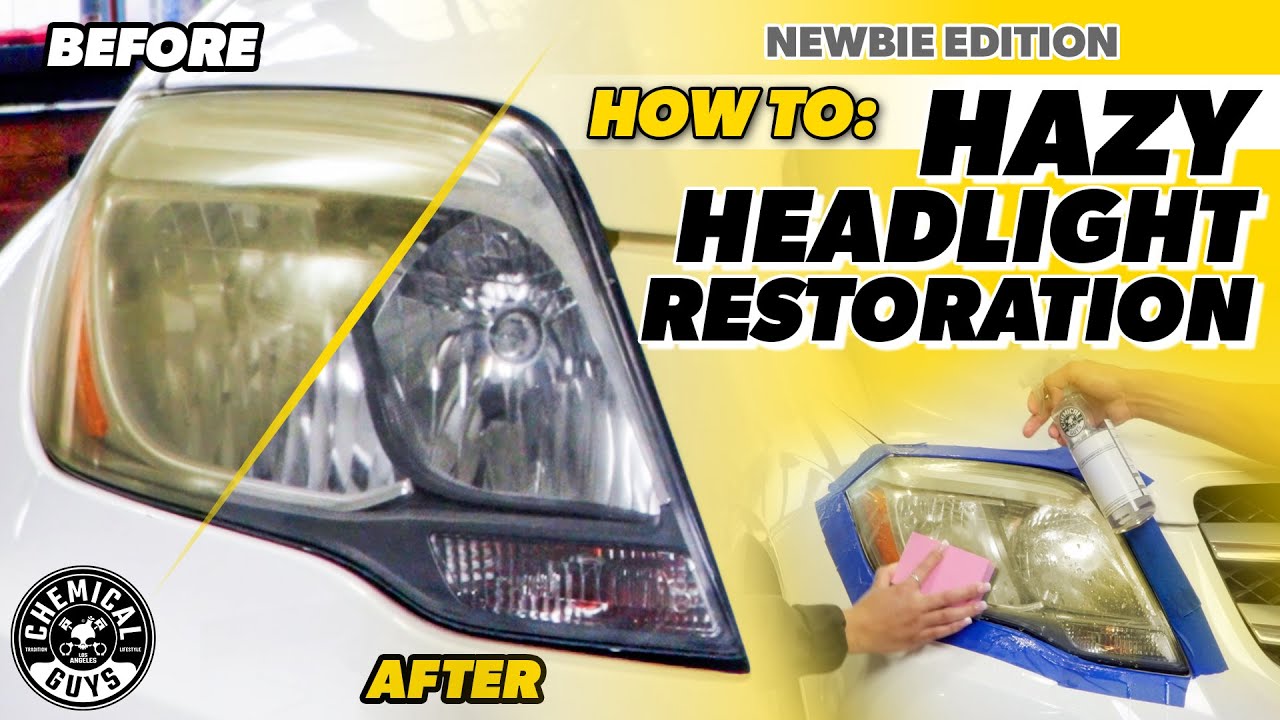 Headlight Restoration For Beginners: Say goodbye to hazy, yellow headlights!