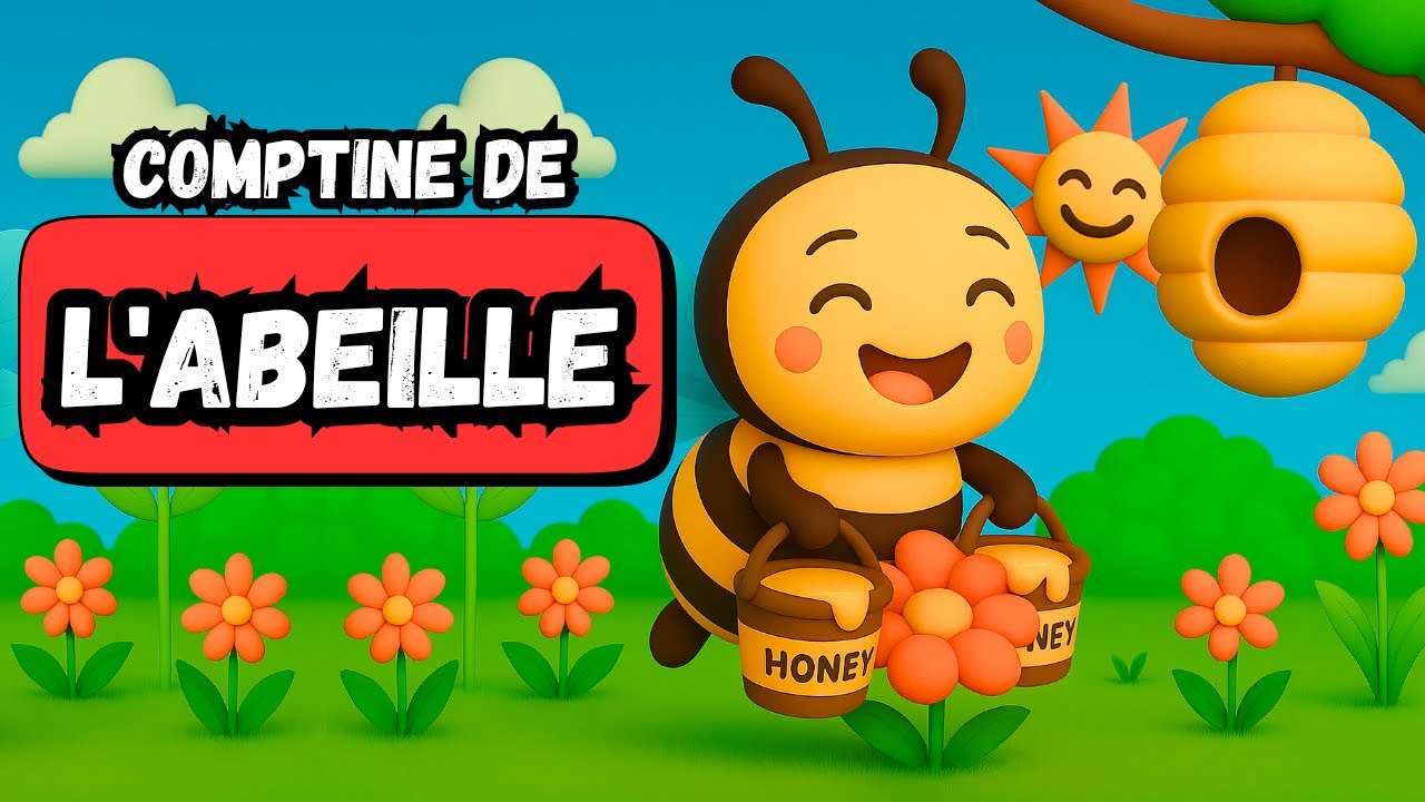 Comptine de l'abeille - comptine pour bébés et enfants - Lili Channel