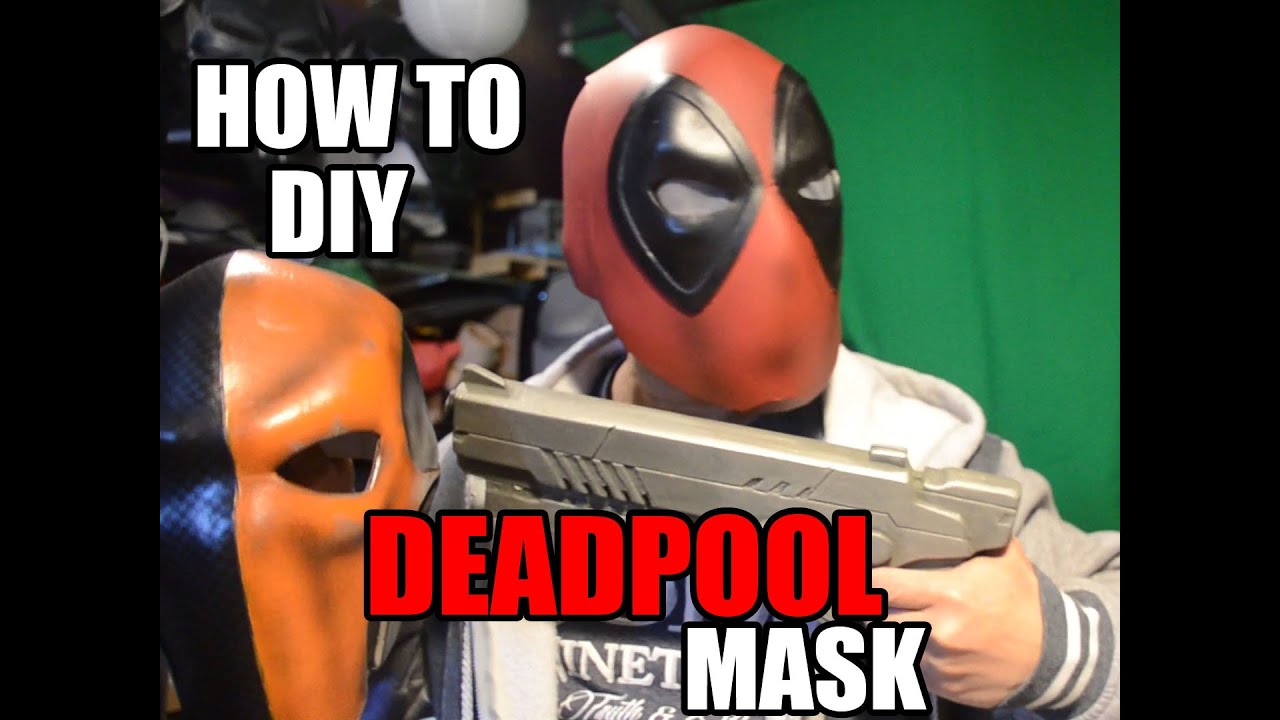 DeadPool how to DiY mask Helmet Cosplay Costume