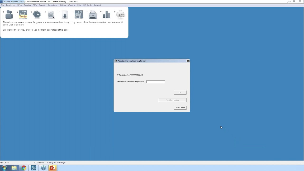 Thesaurus Payroll Manager 2019 Training