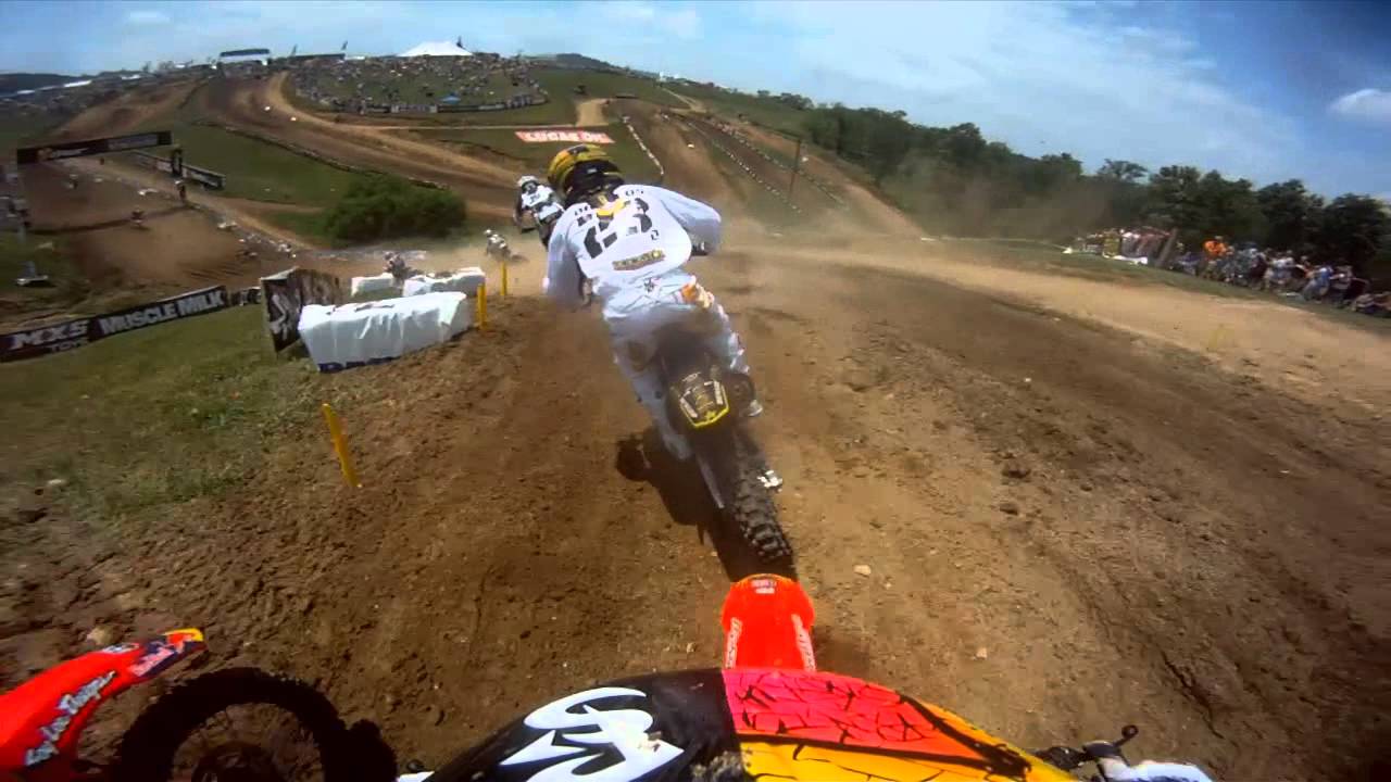 GoPro HD: Shane Durham - High Point Lucas Oil Motorcross 2011