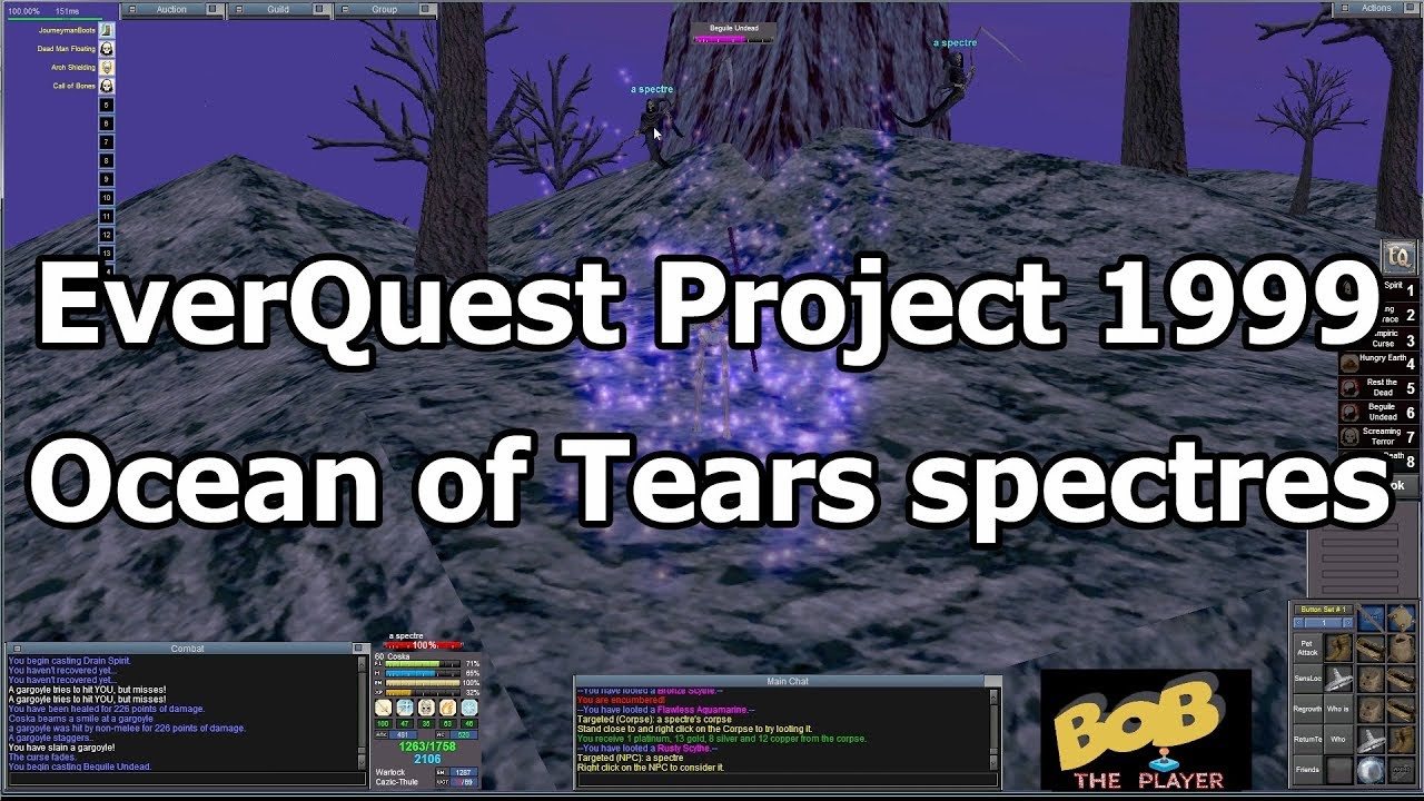 EverQuest Project 1999 #10 - Charm-killing spectres in Ocean of Tears!