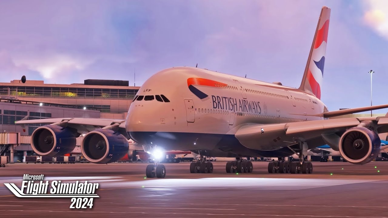 Flight Simulator 2024 + A380 | San Francisco ✈ London | RTX™ 4070 Ti Super