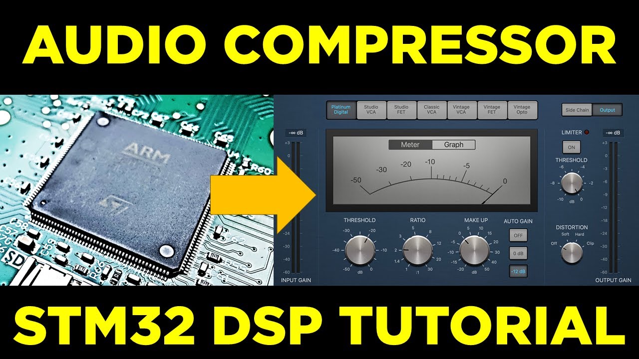 (Sponsored) Audio Compressor Software Implementation (STM32 DSP) - Phil's lab #157