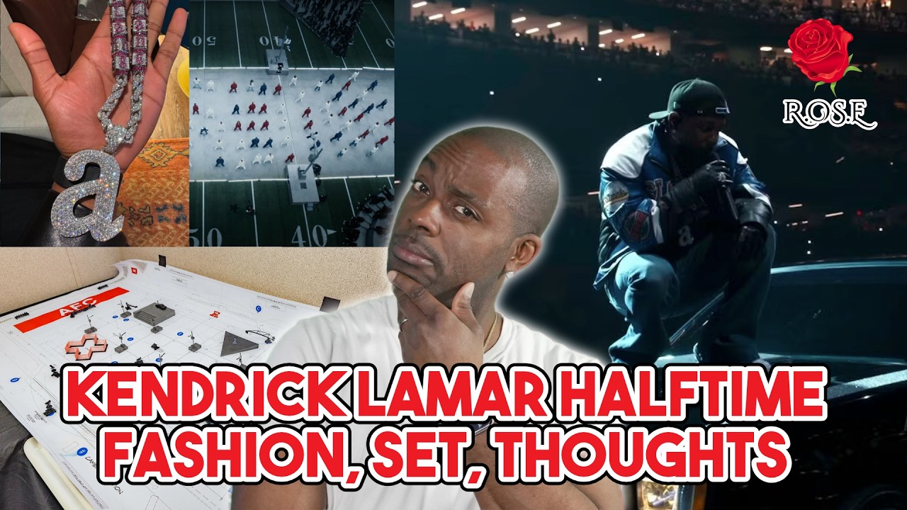 Kendrick Lamar's Halftime Fashion, Set, Thoughts