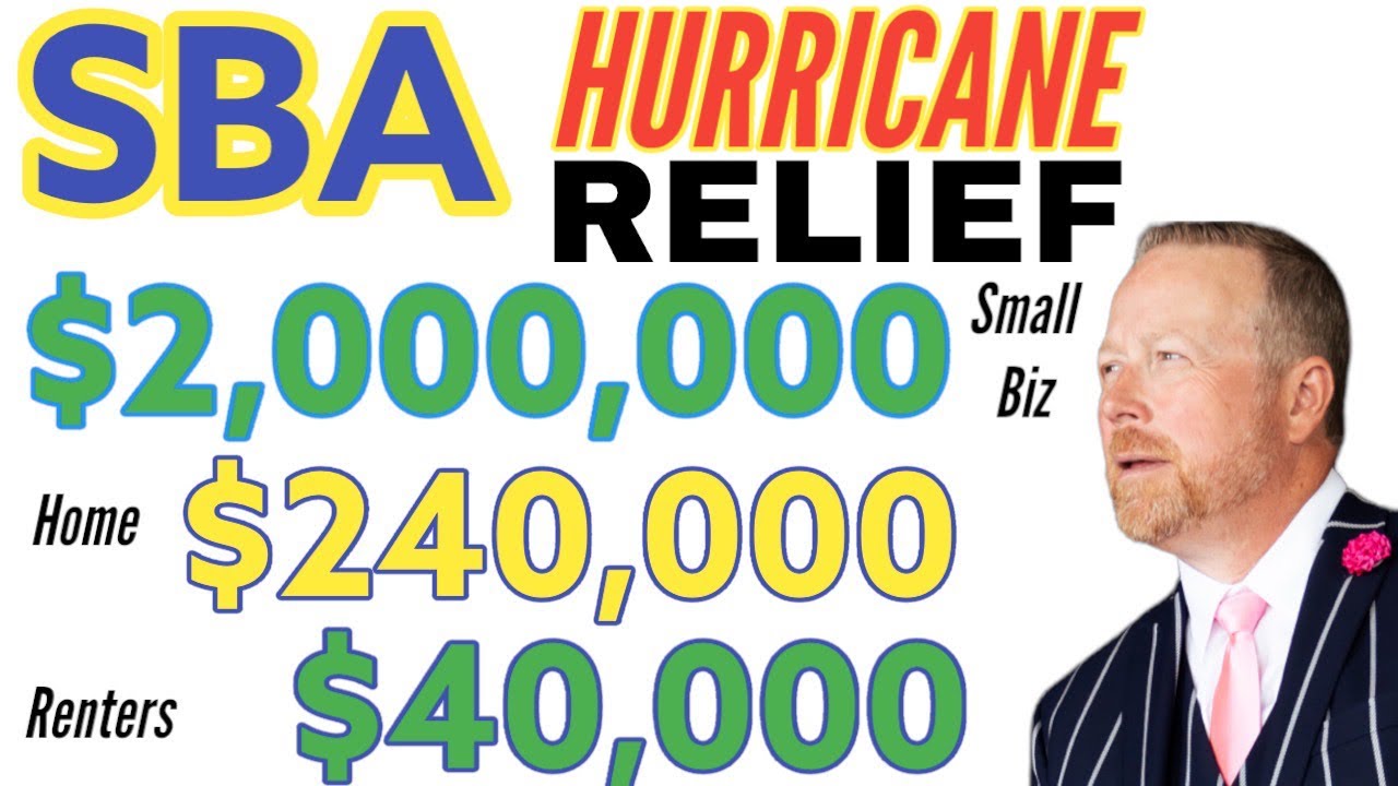 SBA Relief: $2 Million Small Business & Self-Employed EIDL, $240K Homeowners, $40K Renters Disaster