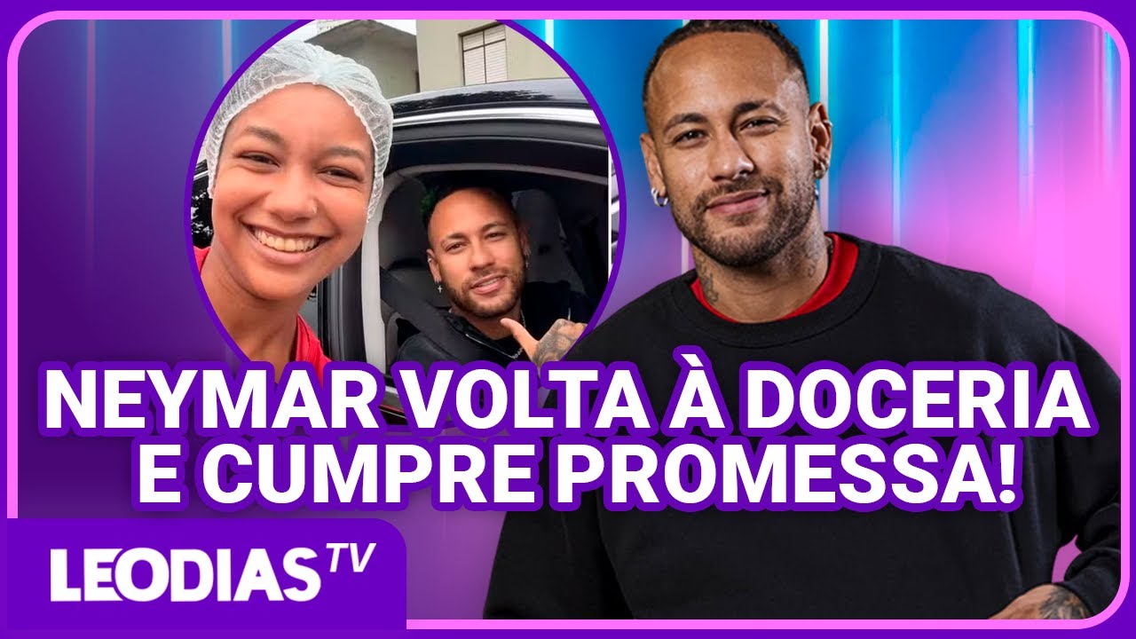 NEYMAR APARECE DE SURPRESA NA DOCERIA E EMOCIONA AO CUMPRIR PROMESSA!