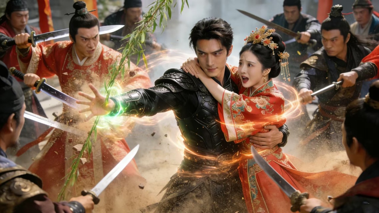 不起眼小伙手持一根柳条，横扫武林高手，无人敢敌！