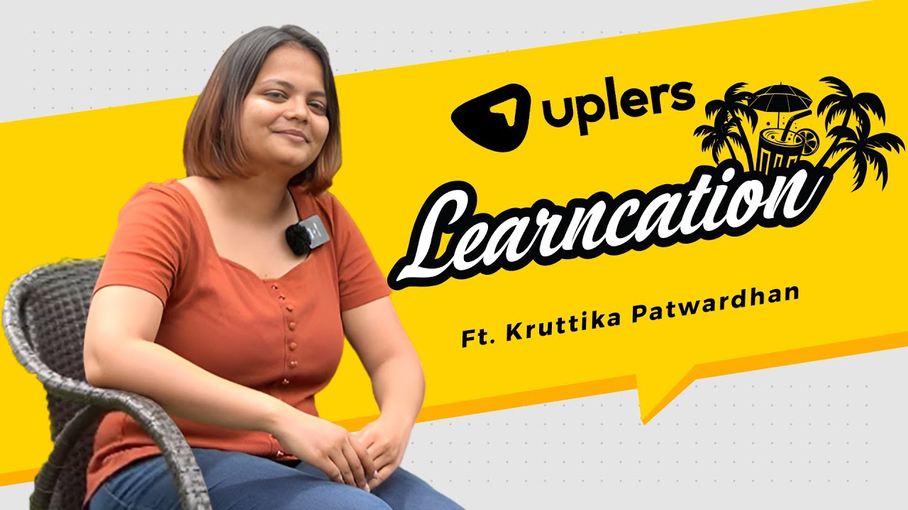 Chat with Talent: Exploring Learncation Adventures with Kruttika P - UX/UI Designer