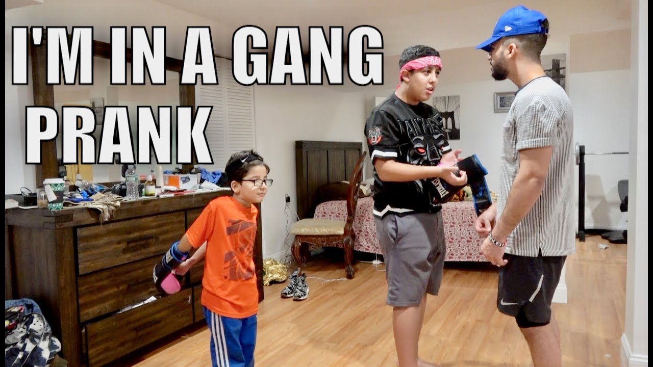 'I'M JOINING A GANG' PRANK!!