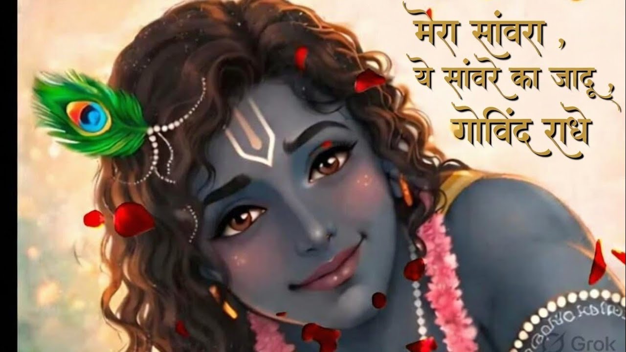 Mera sawaran salona. Shree Radhey. Ye Sanwre ka Jaadu. Govind Radhey Gopala🕉🦚🙏