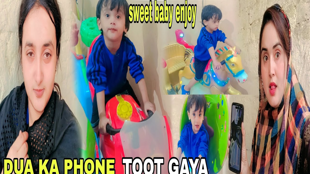 Hum gaye baby playground 😍 dua ka phone toot gaya prank gone wrong 😭 vlog (Eman Umar)