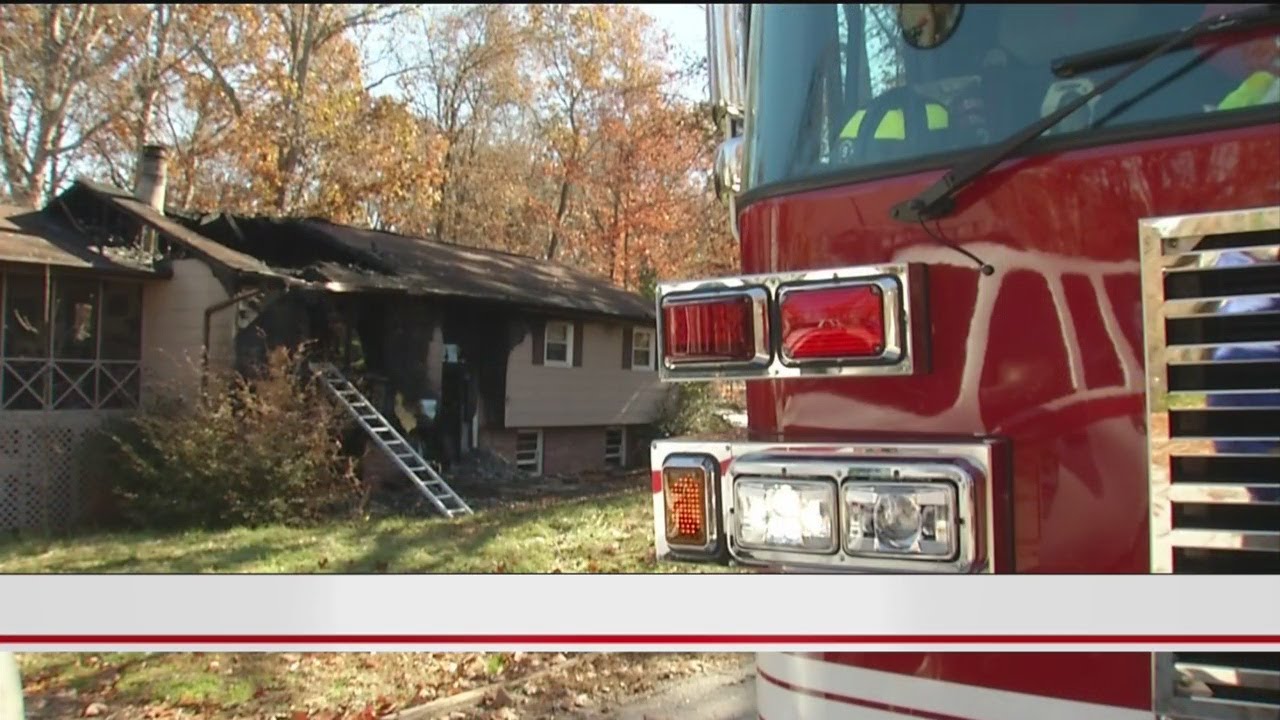 Volunteer Fire Fighters home goes up in flames