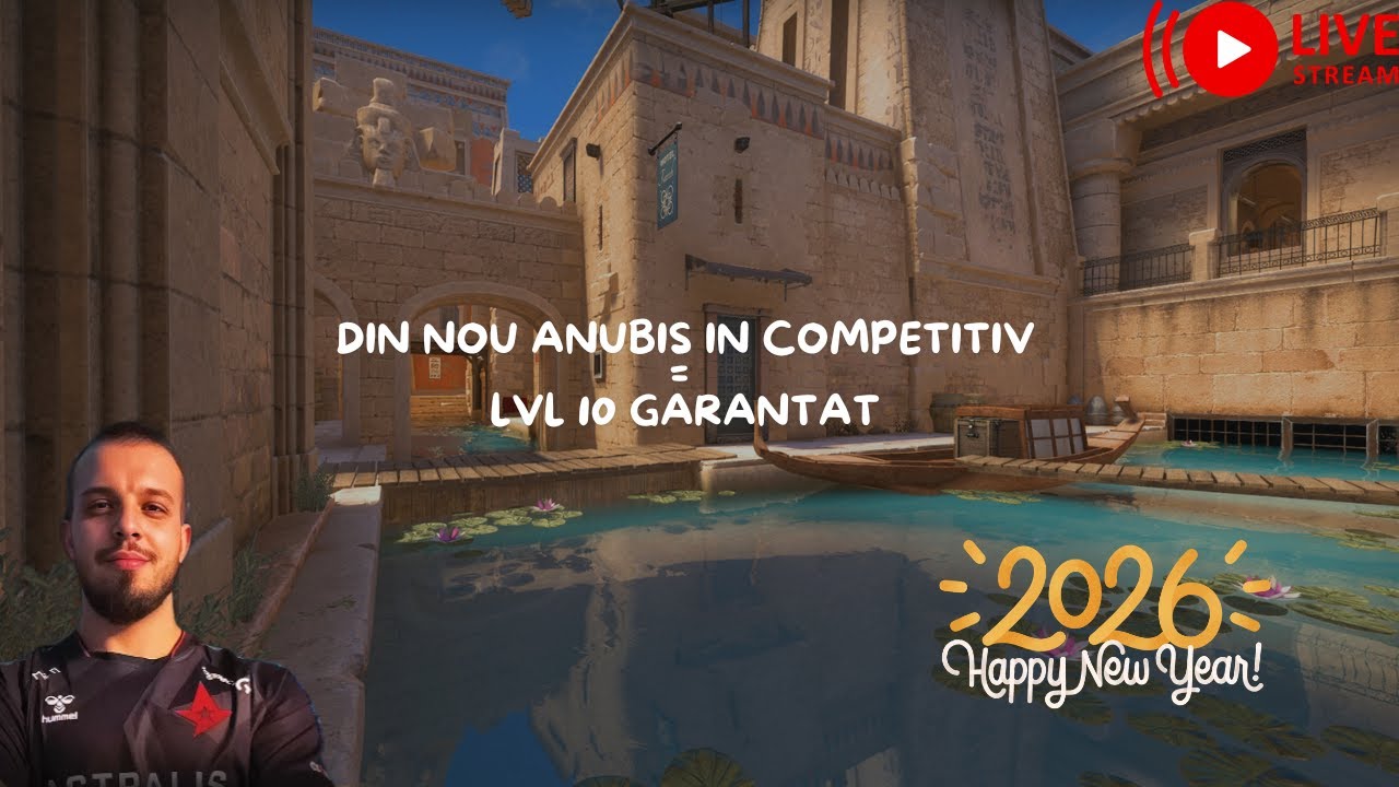 NEWS AND PLAY✖️​ANUBIS = LVL 10 GARANTAT! PRIMU LIVE PE ANU ASTA LMA! #roadto1000subs #cs2