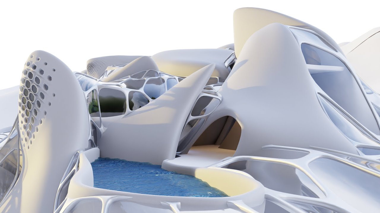 Prof. Manfred Berthold - Diplomarbeit von Gerald Holzer - Parametrische Architektur Thermalanlage