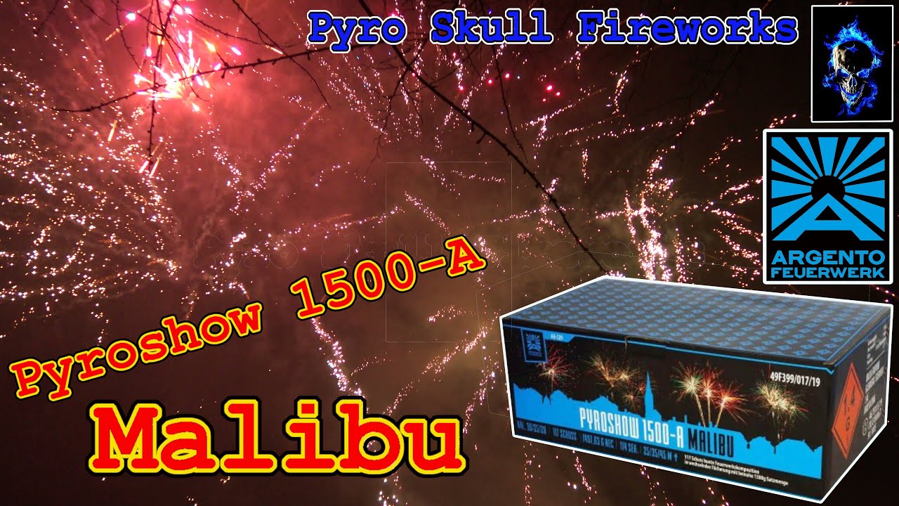 💥💥💥Argento Pyroshow 1500-A Malibu-Verbund🔥🔥🔥