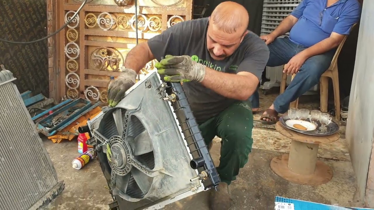 تنظيف راديتر .تنظيف سلندر