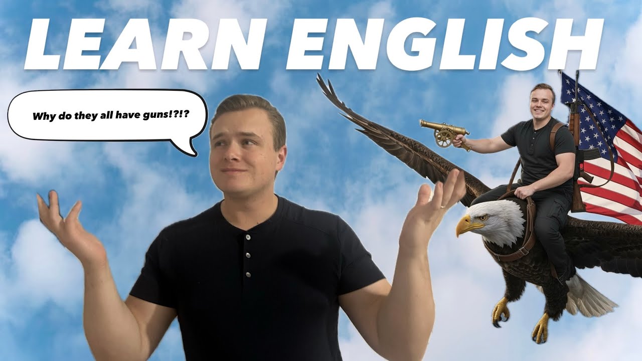 Beginner English Listening Practice: Why do people love GUNS in the United States?!?!