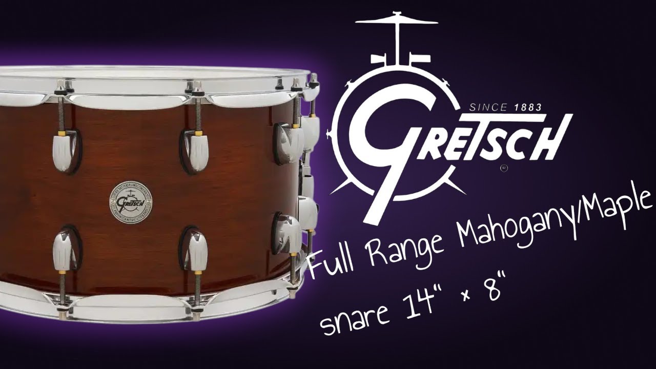 Gretsch S1 0814 MMG Full Range MahoganyMaple snare 14
