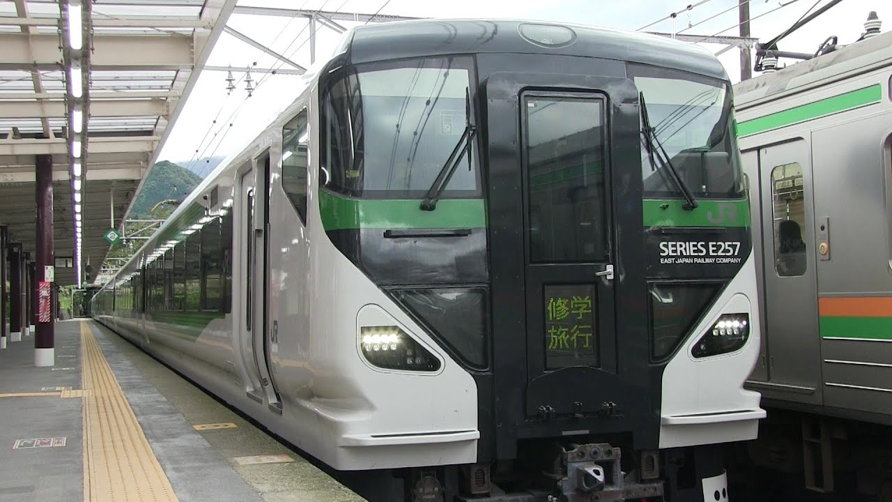 Ｅ２５７系５０００番台による日光方面の集約臨（修学旅行列車）