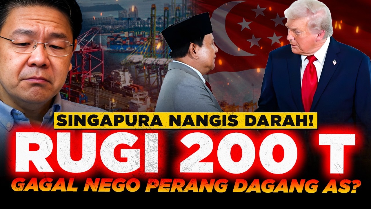 SINGAPURA MENANGIS!! Perang TARIF AMERIKA Bikin NEGARANYA RUGI 200 TRILIUN!! Indonesia CUAN?