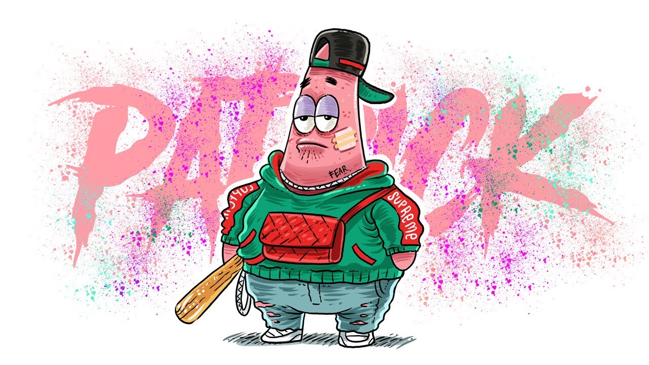 How I draw Patrick Star Hypebeast