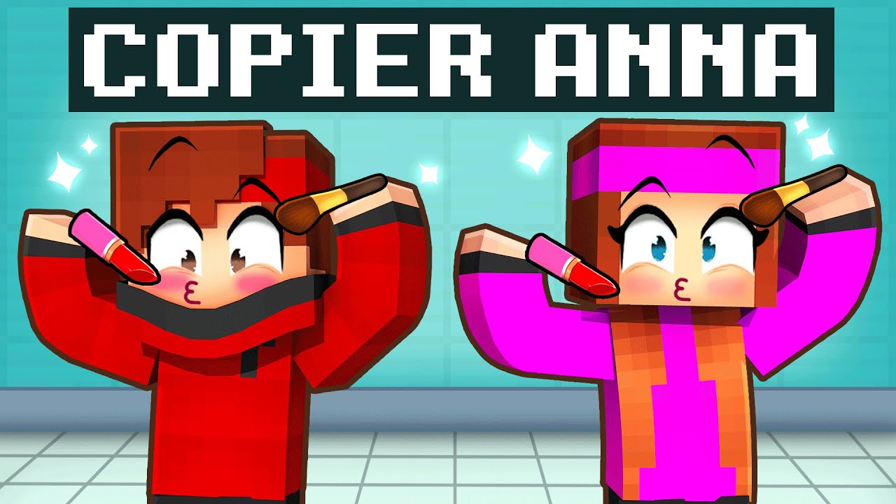 Copier ce que fait Anna pendant 24 heures sur Minecraft !